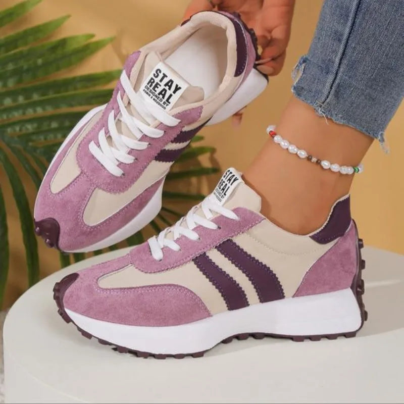 Green retro chunky sneaker