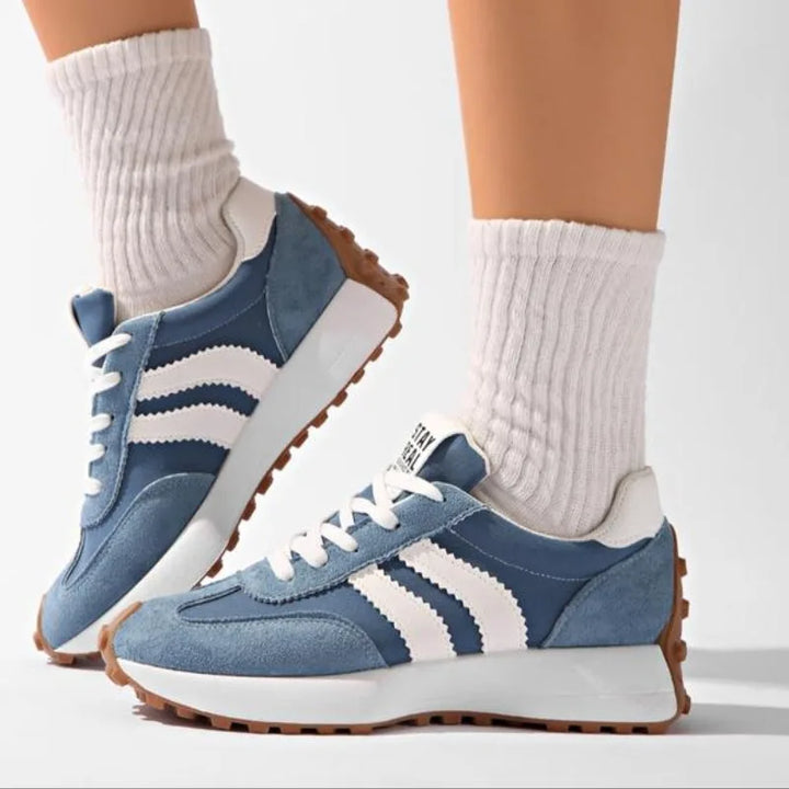 Green retro chunky sneaker