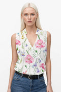 Aela | Collared Wrap Blouse