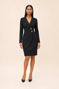 Aela | Notch Lapel Blazer Dress