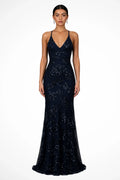 Aela | Sequin Criss-Cross Gown