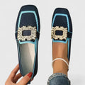 Amalie | Crystal Buckle Loafer