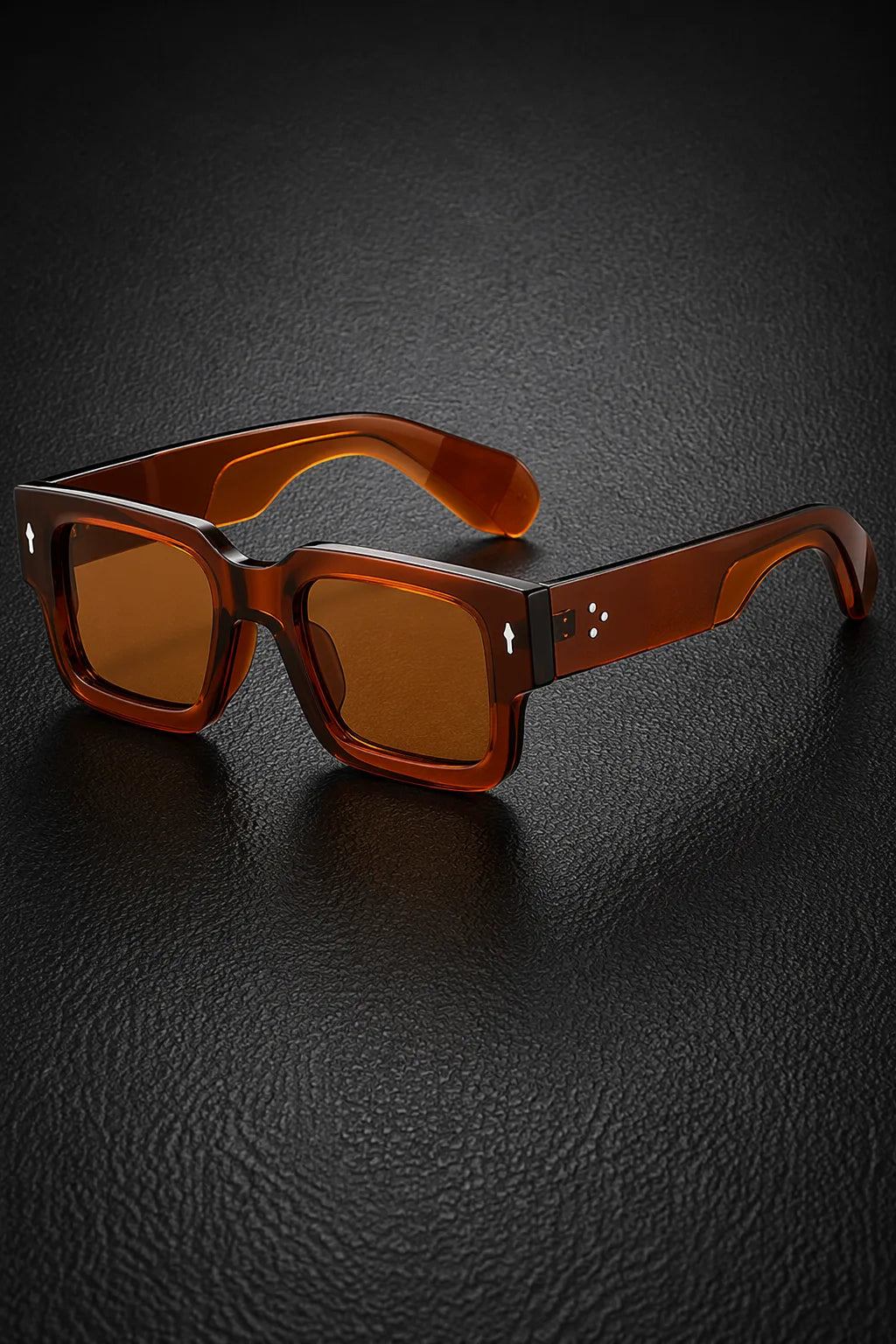 Amos | Rectangular Clear Acetate