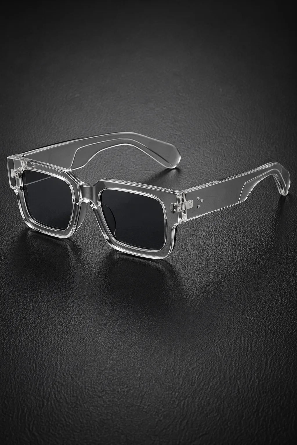 Amos | Rectangular Clear Acetate