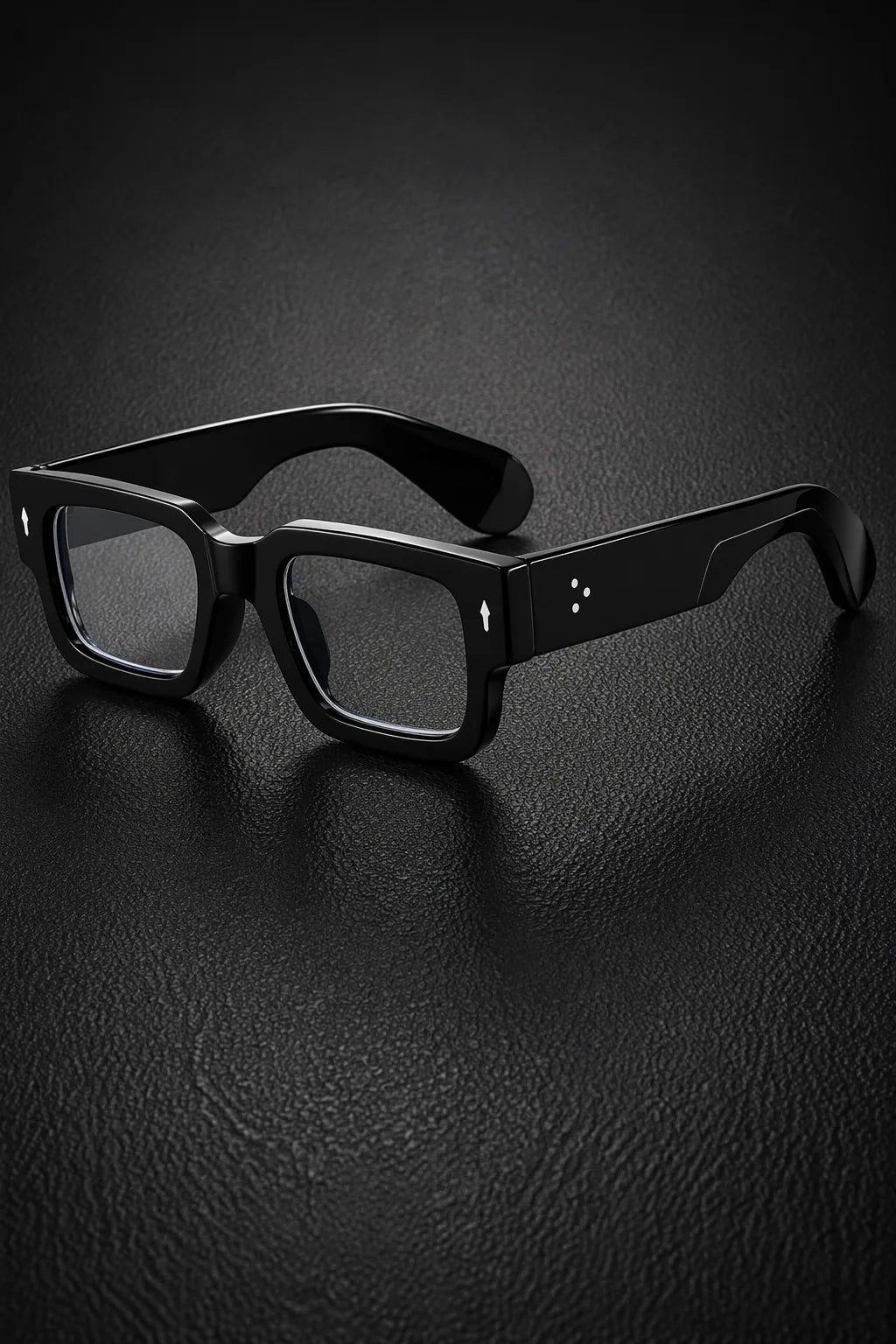 Amos | Rectangular Clear Acetate