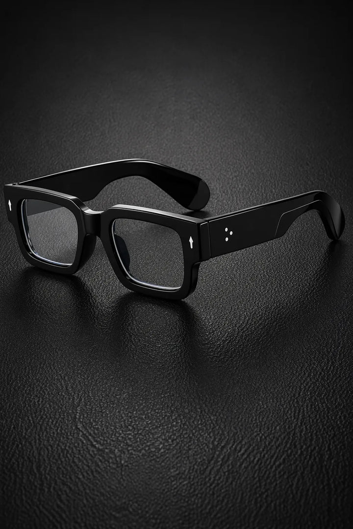 Amos | Rectangular Clear Acetate