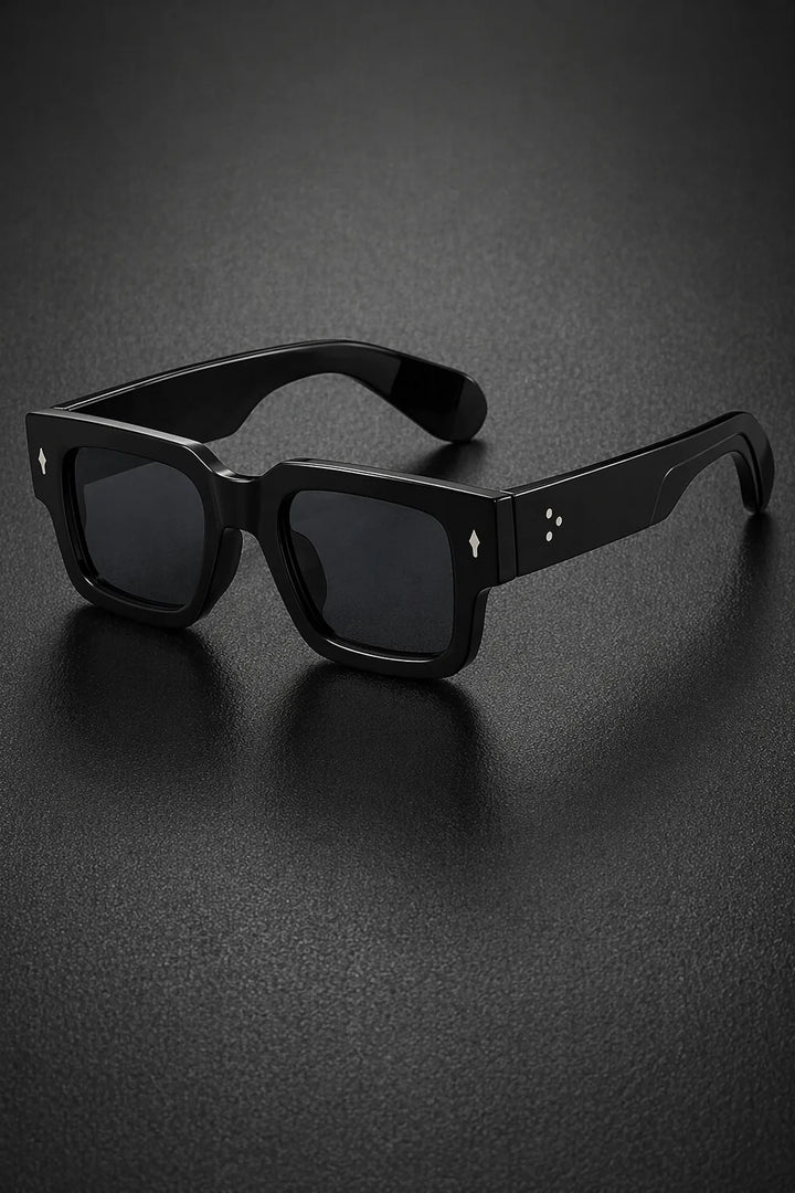 Amos | Rectangular Clear Acetate