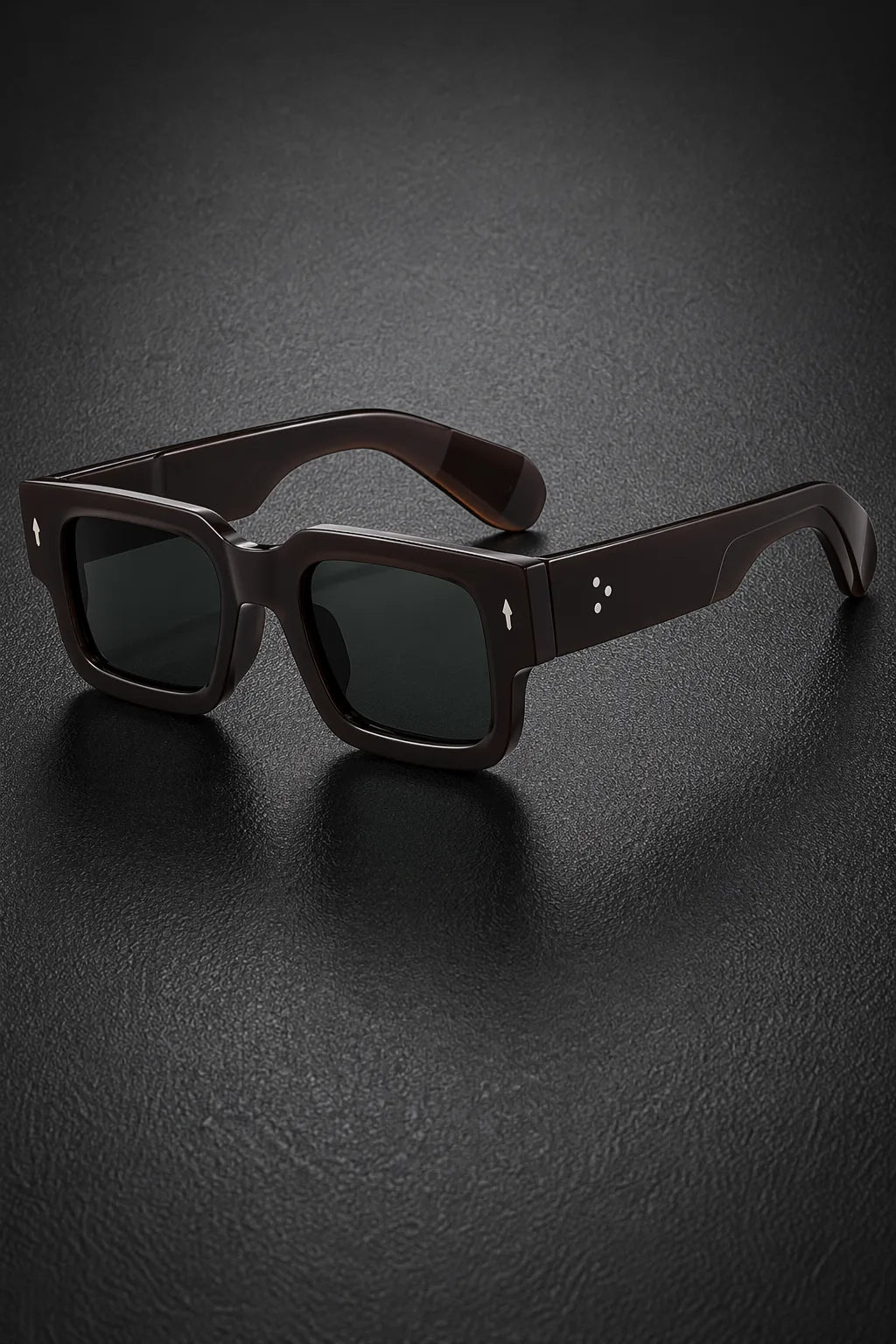 Amos | Rectangular Clear Acetate