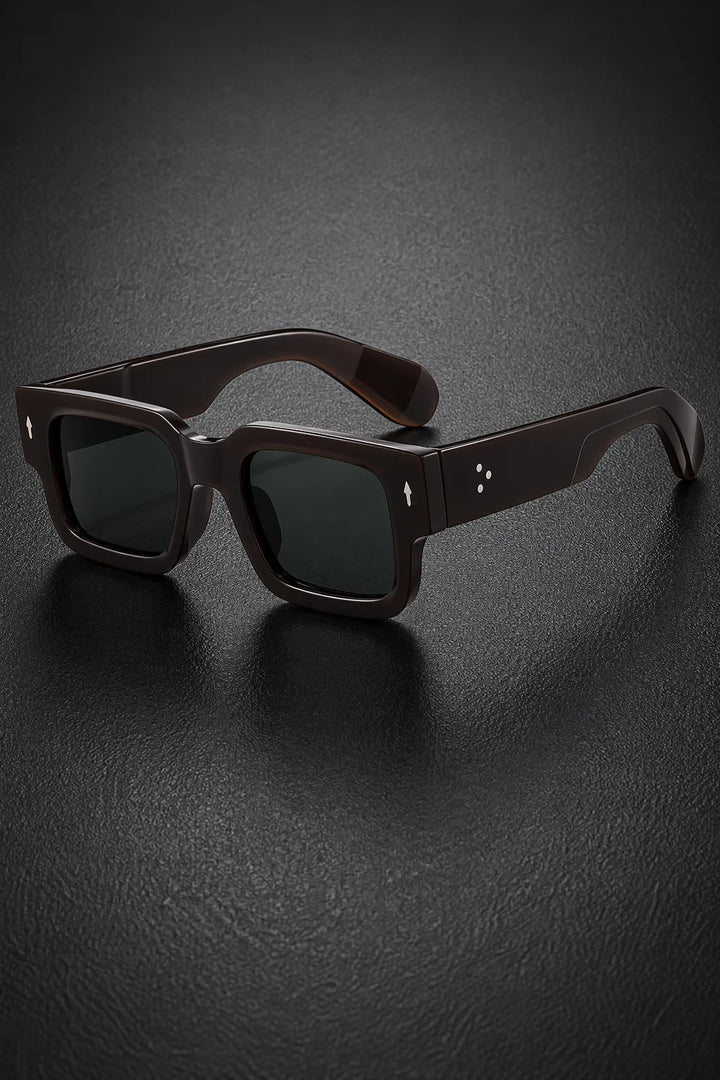 Amos | Rectangular Clear Acetate