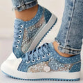 Blythe | Embroidered Mesh Platform Sneaker