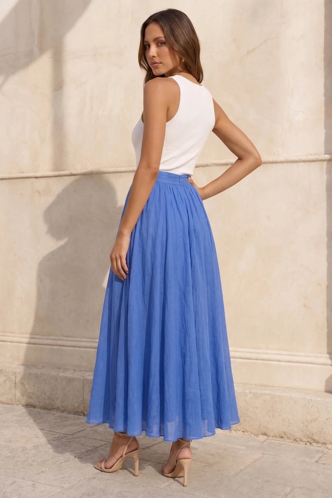 Bria | Flowy Maxi Skirt