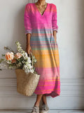 Brisa | Gradient Stripe Maxi