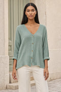 Bryn | Button-Front Relaxed Blouse