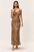 Callie | Leopard Mesh Maxi