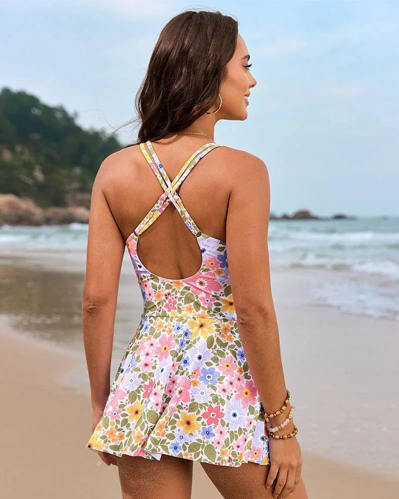 Ember | Twist Front Swim Dress