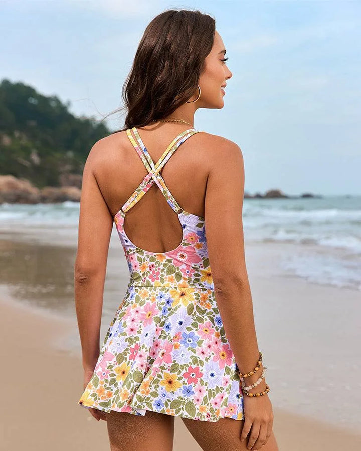 Ember | Twist Front Swim Dress