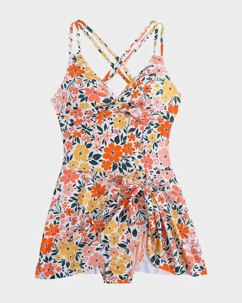 Ember | Twist Front Swim Dress