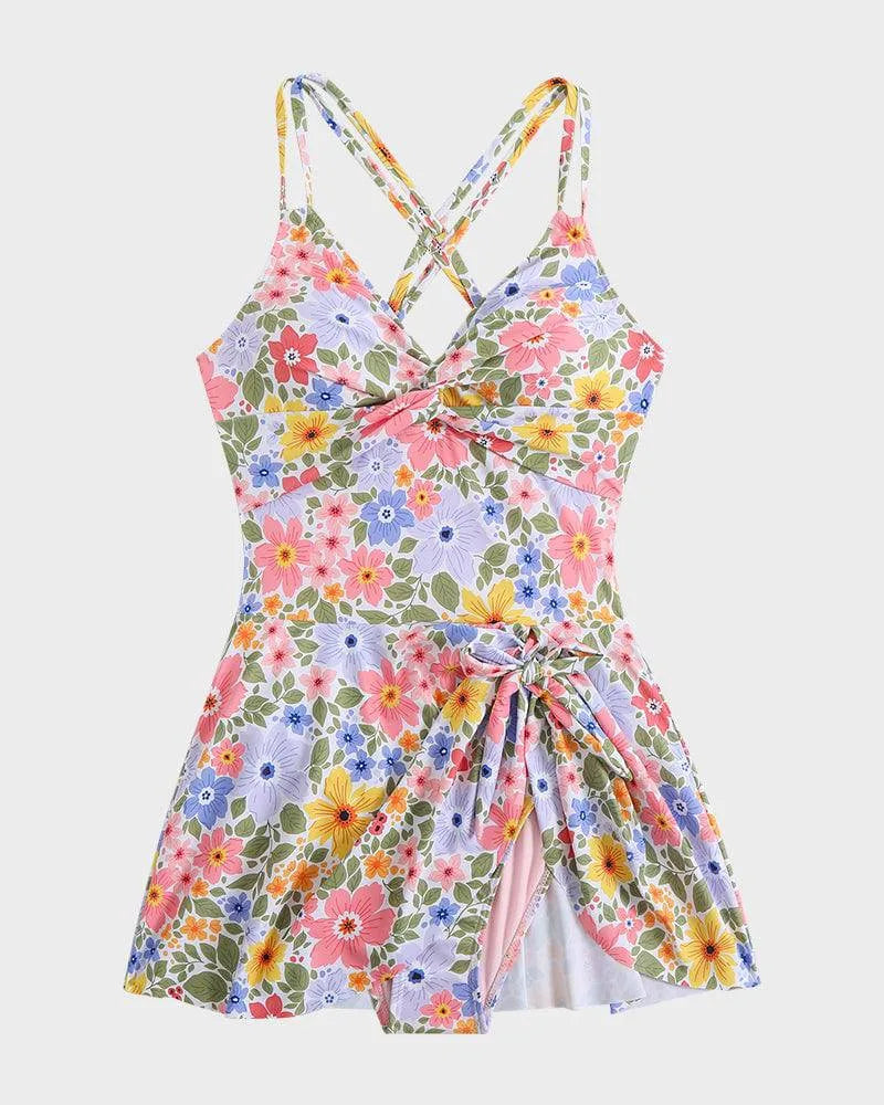 Ember | Twist Front Swim Dress
