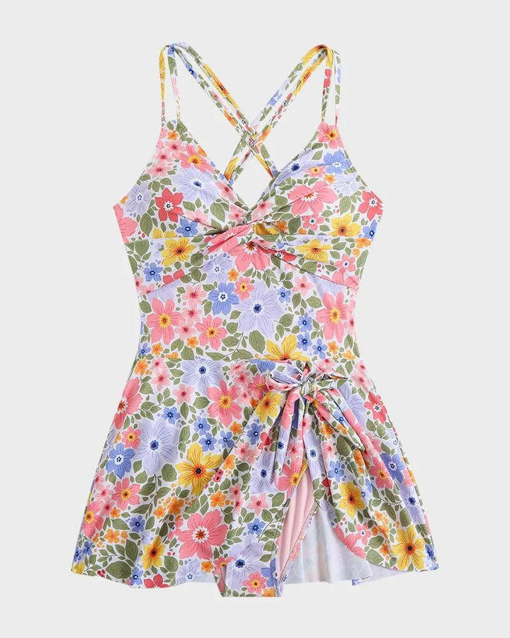 Ember | Twist Front Swim Dress