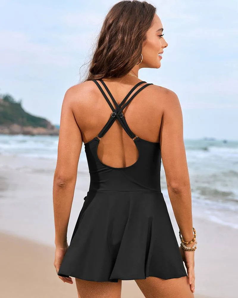 Ember | Twist Front Swim Dress