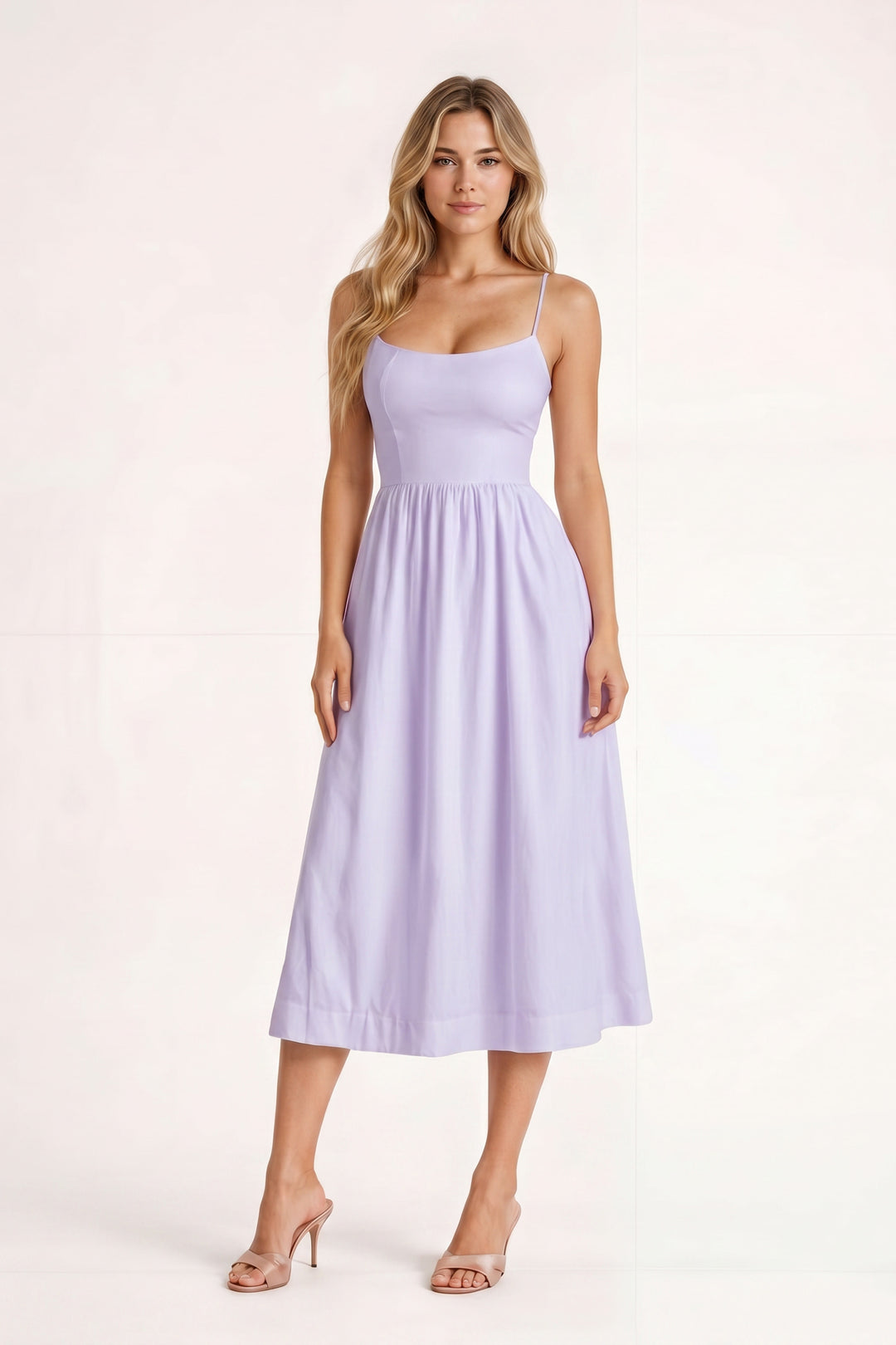 Emily | Spaghetti Strap Midi