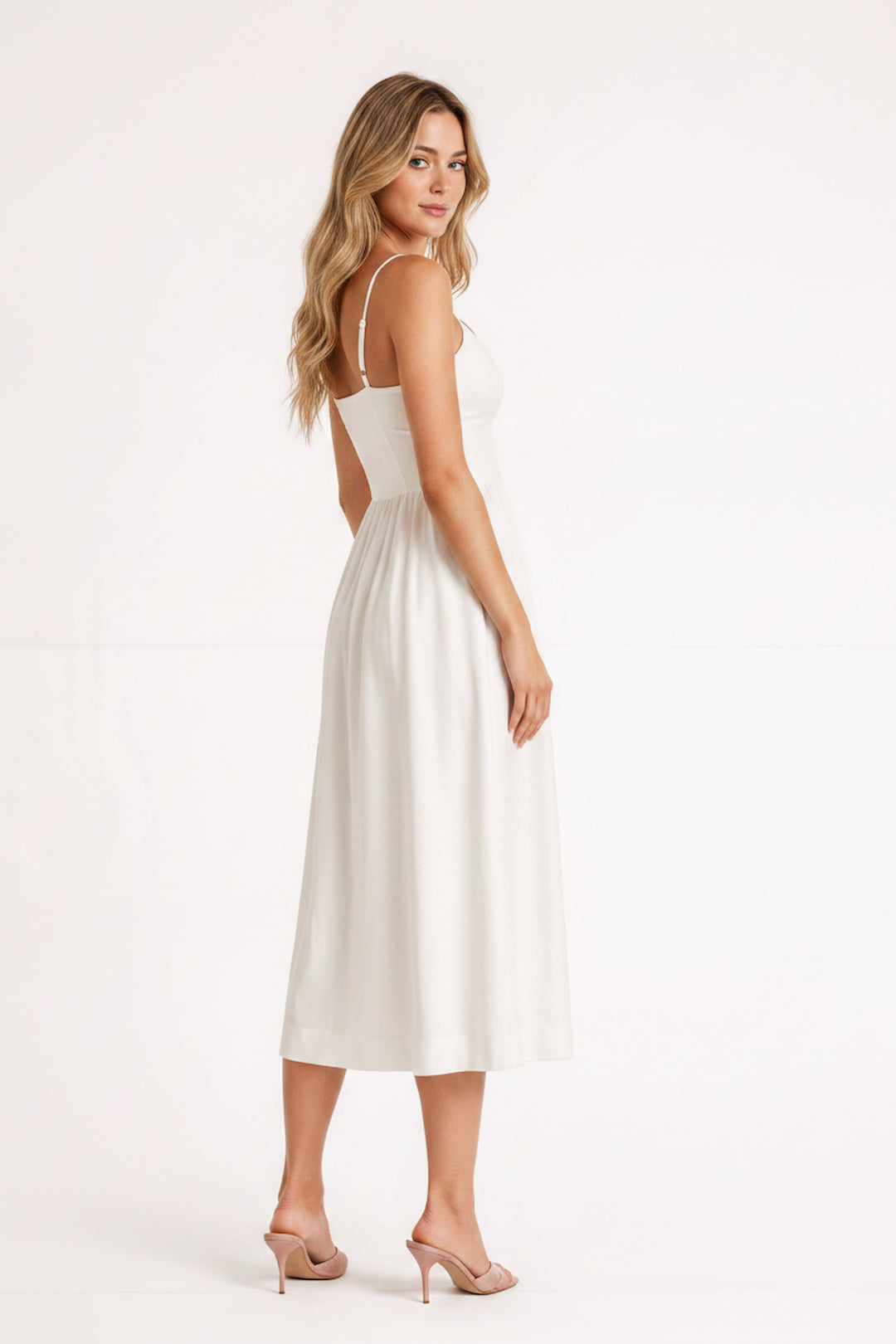 Emily | Spaghetti Strap Midi