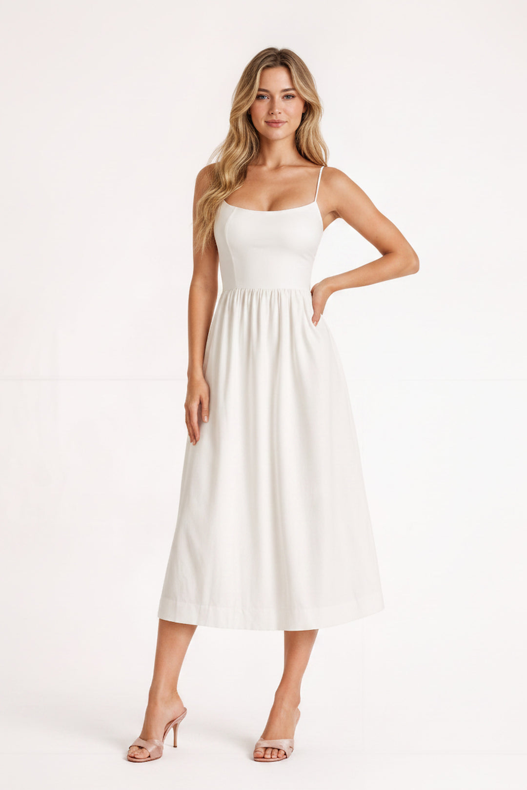 Emily | Spaghetti Strap Midi