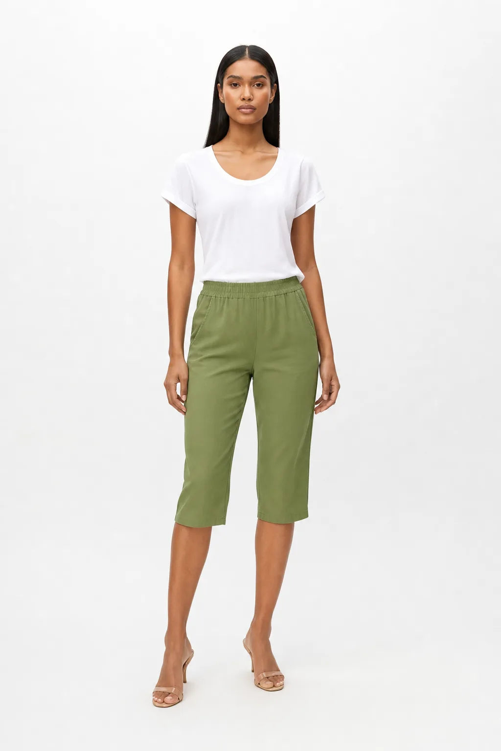 Esme | Elastic Waist Capri