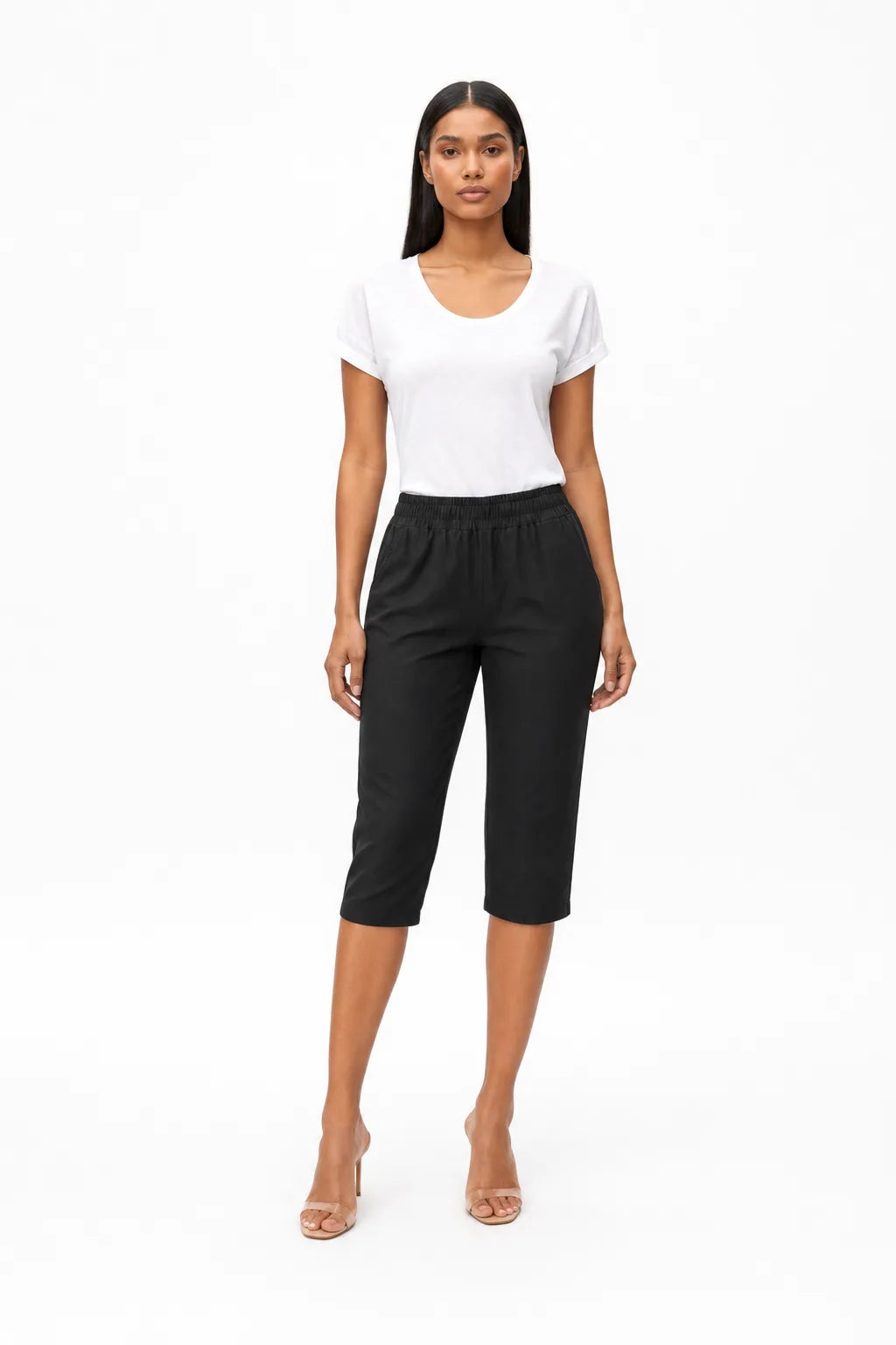 Esme | Elastic Waist Capri