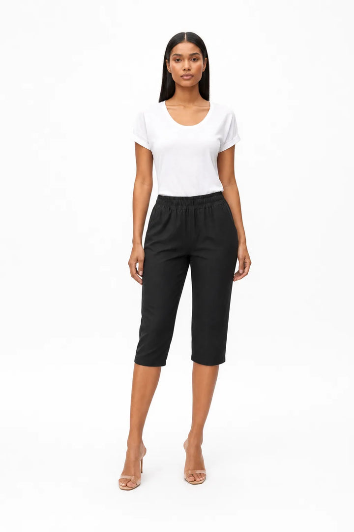 Esme | Elastic Waist Capri