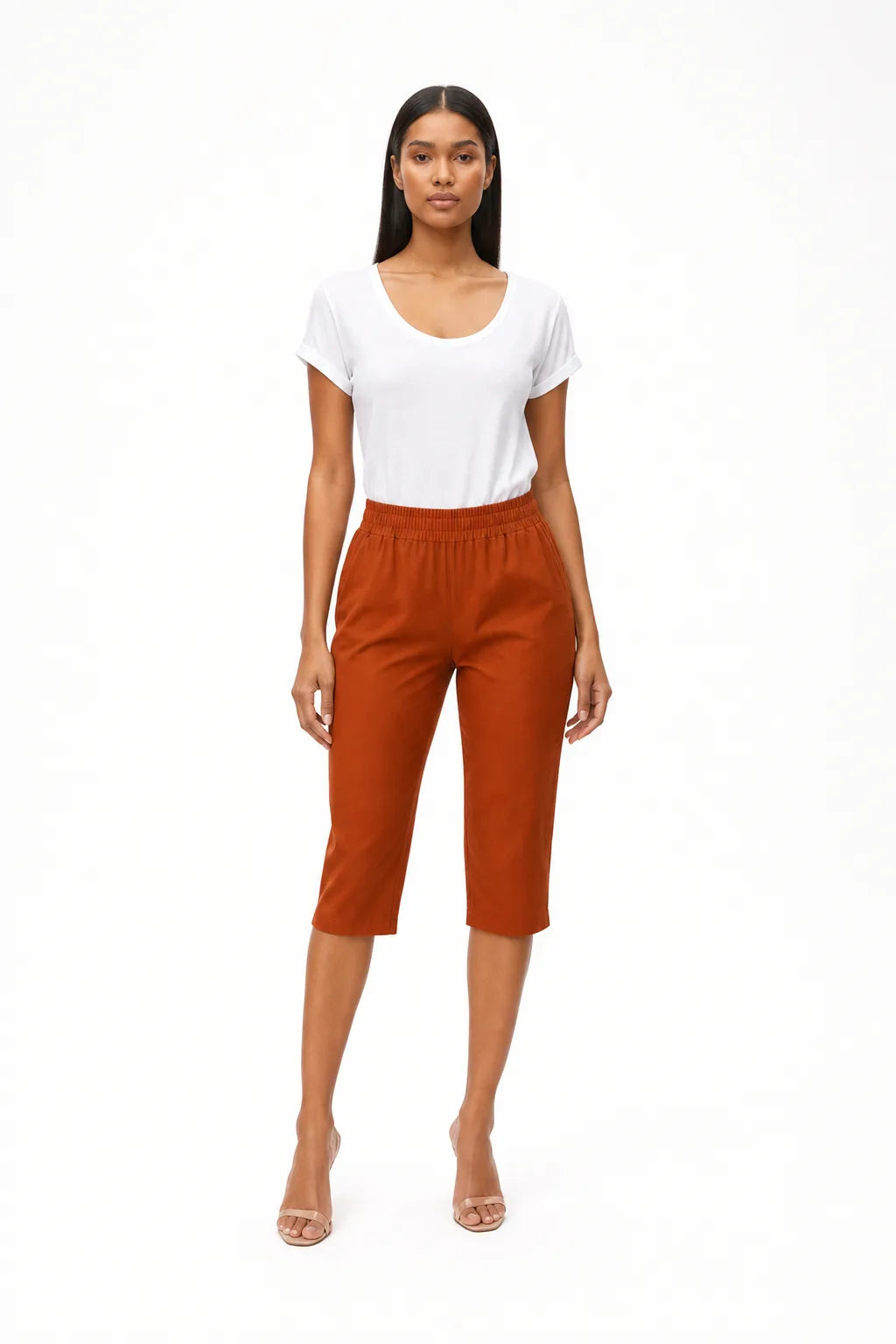 Esme | Elastic Waist Capri