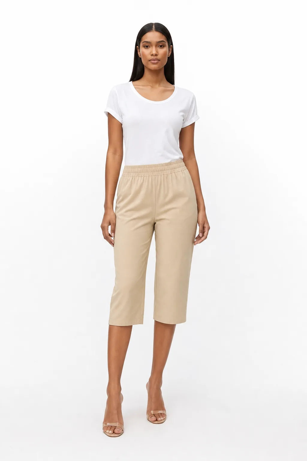 Esme | Elastic Waist Capri