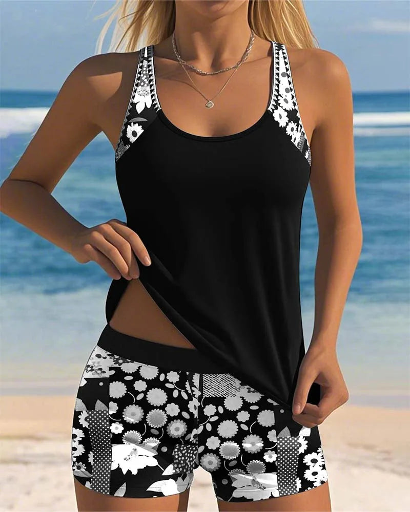 Esme | Floral Tankini Set