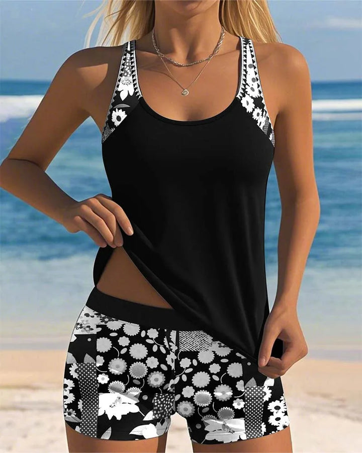 Esme | Floral Tankini Set