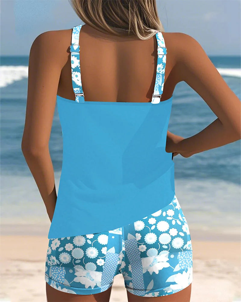 Esme | Floral Tankini Set