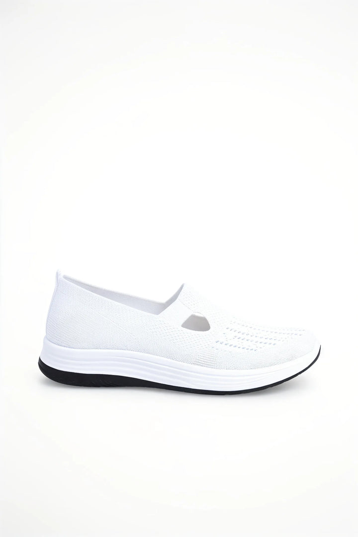 Fern | Knit Cutout Slip-On Sneaker
