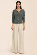 Flora | Asymmetric Button Cardigan