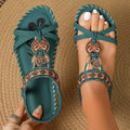 Frida | Boho Beaded Flat Sandal