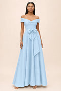 Giada | Off-Shoulder Bow Midi