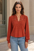 Gigi | Lace Panel Blouse