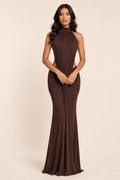 Imogen | Backless Ruched Gown