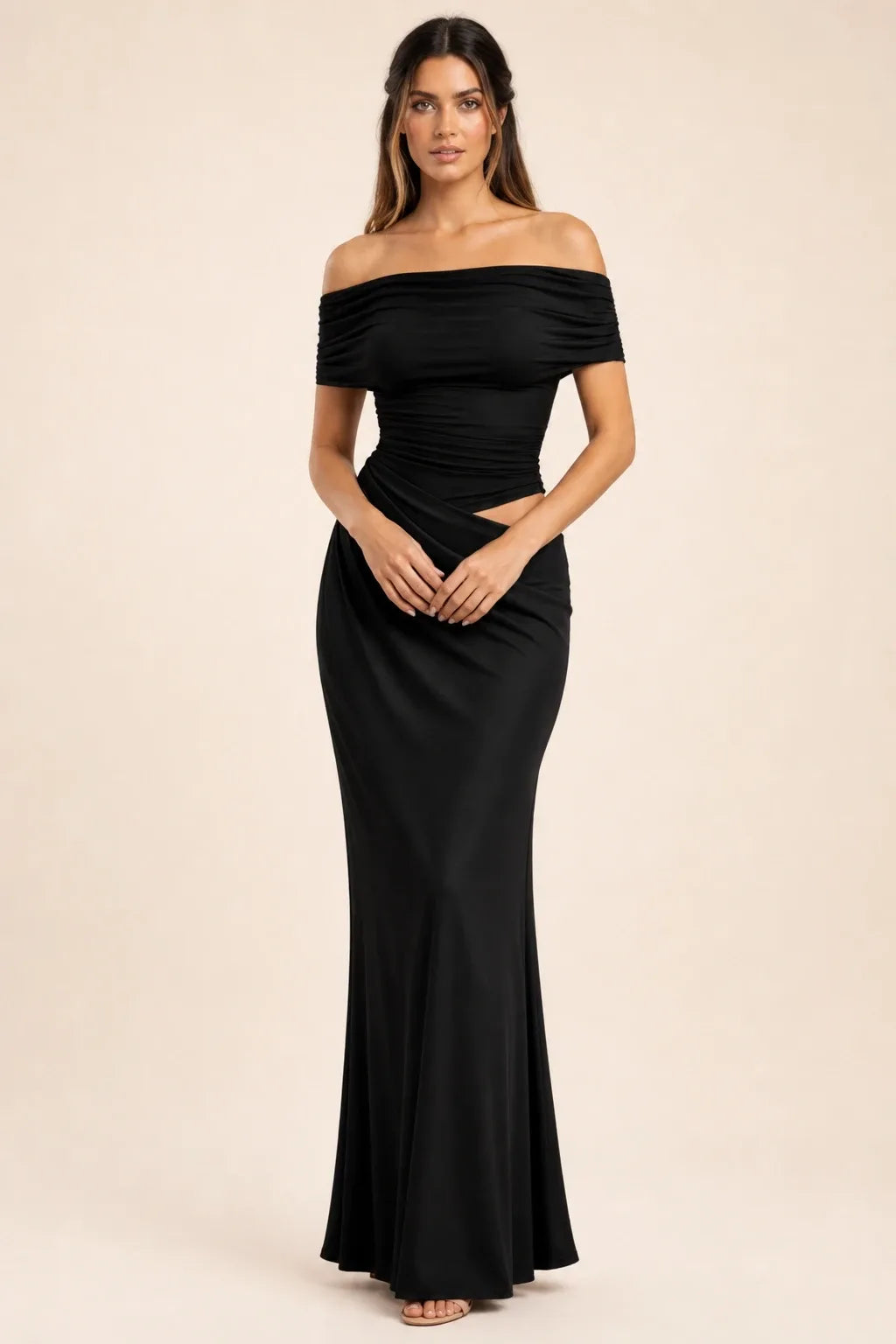 Imogen | Off-Shoulder Cut-Out Gown