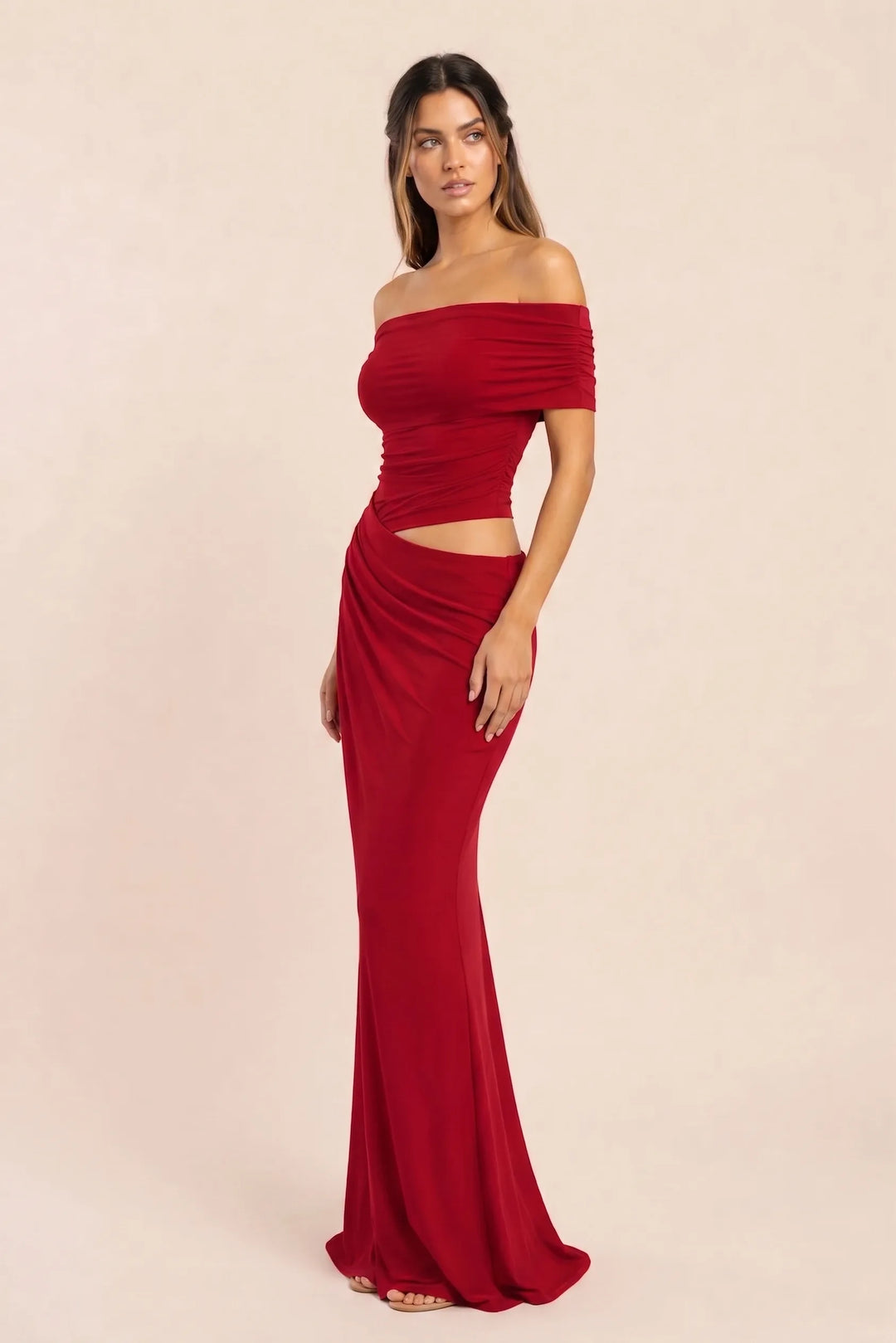 Imogen | Off-Shoulder Cut-Out Gown