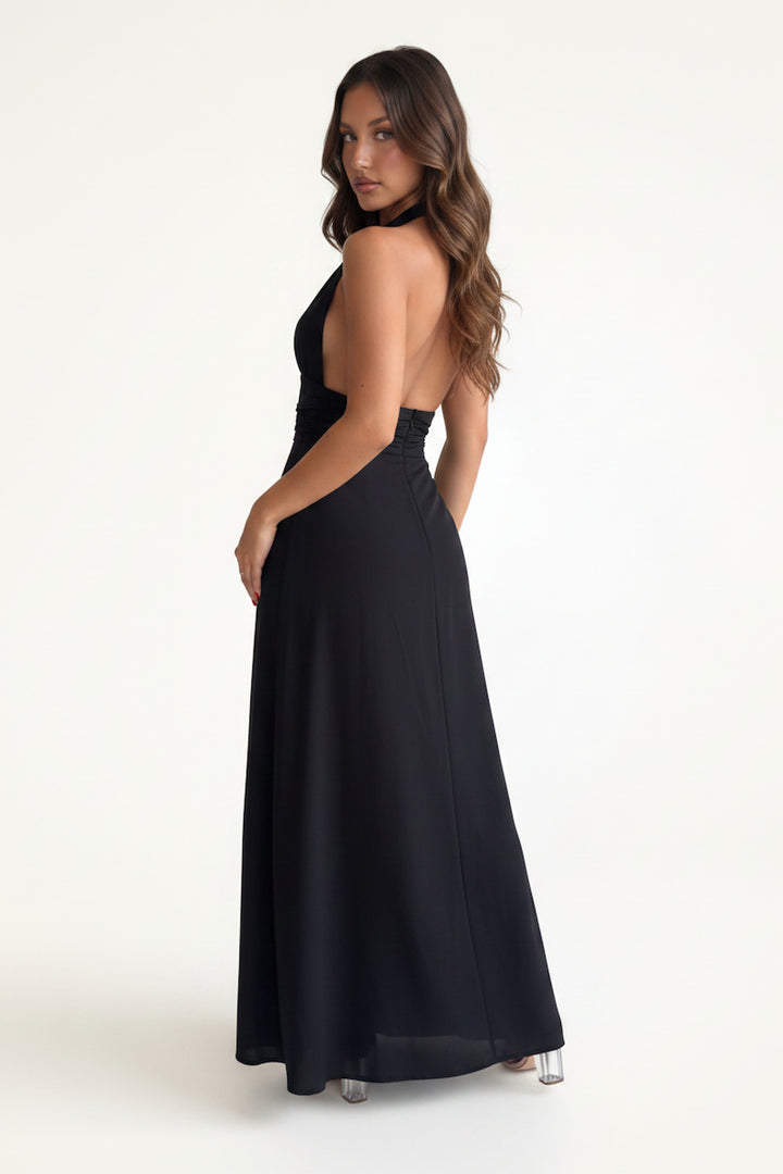 Isla | Halter Slit Maxi