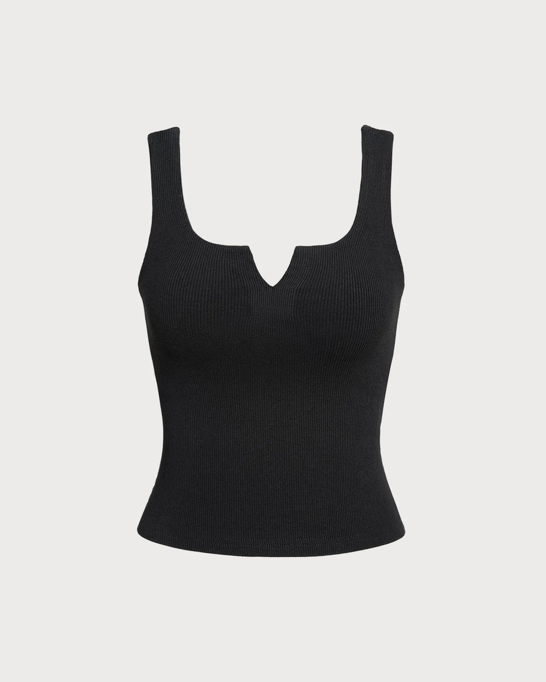 Black sweetheart neck bodysuit on model, alternate angle showing overall fit and form