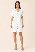 Jade | Button Front Shirt Dress