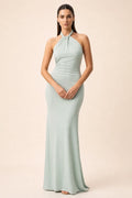 Jasmine | Twisted Knot Halter Maxi