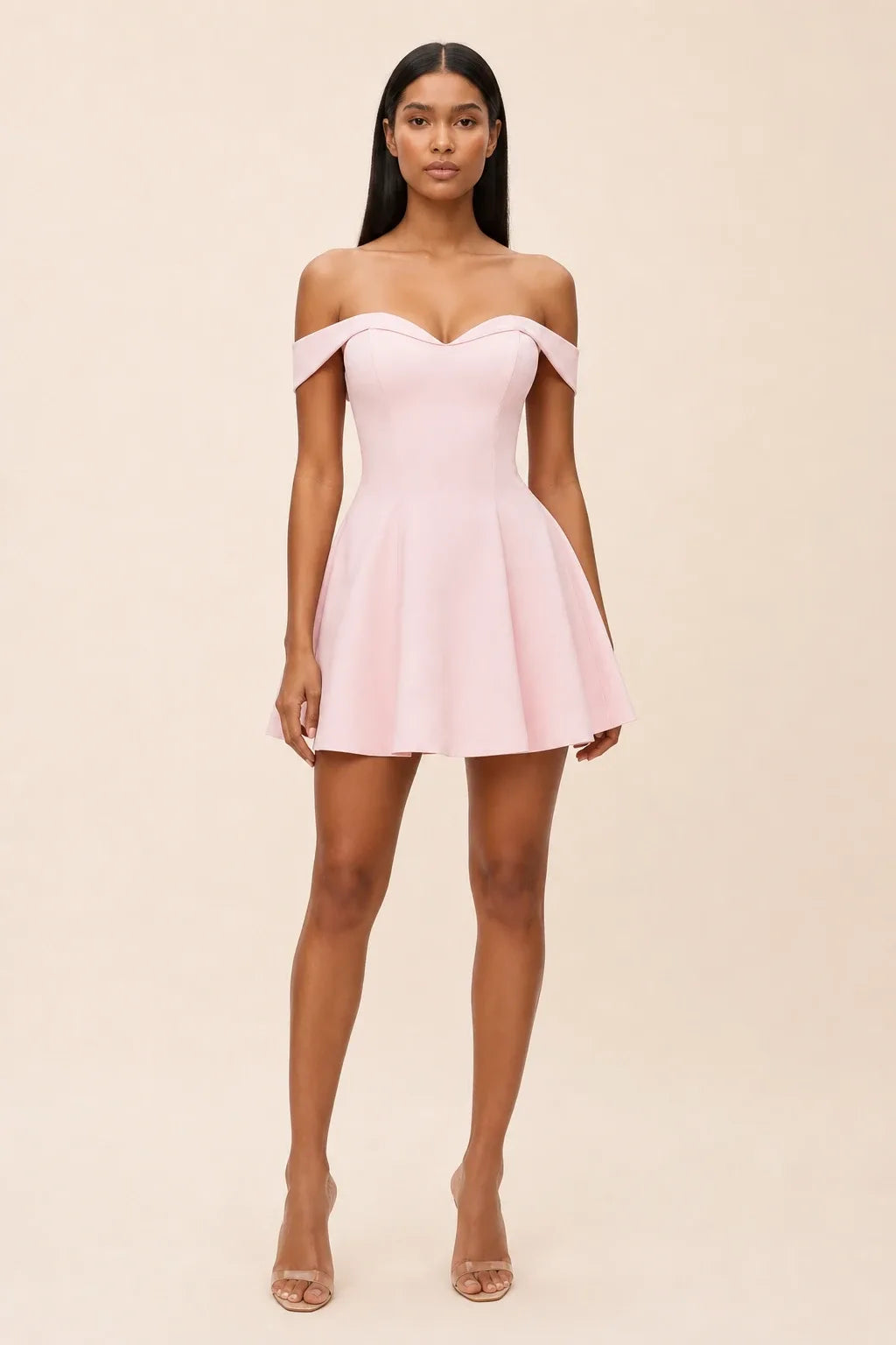 Kenna | Off-Shoulder Skater Mini