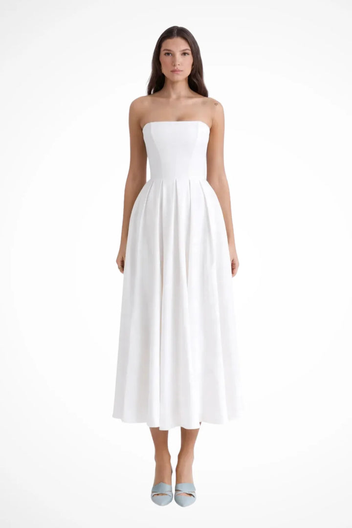 Kira | Strapless Corset Midi