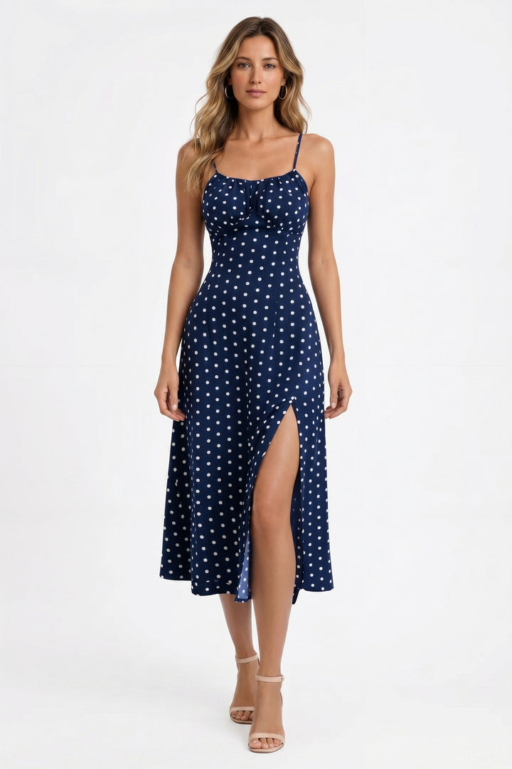 Lena | Floral Slit Midi